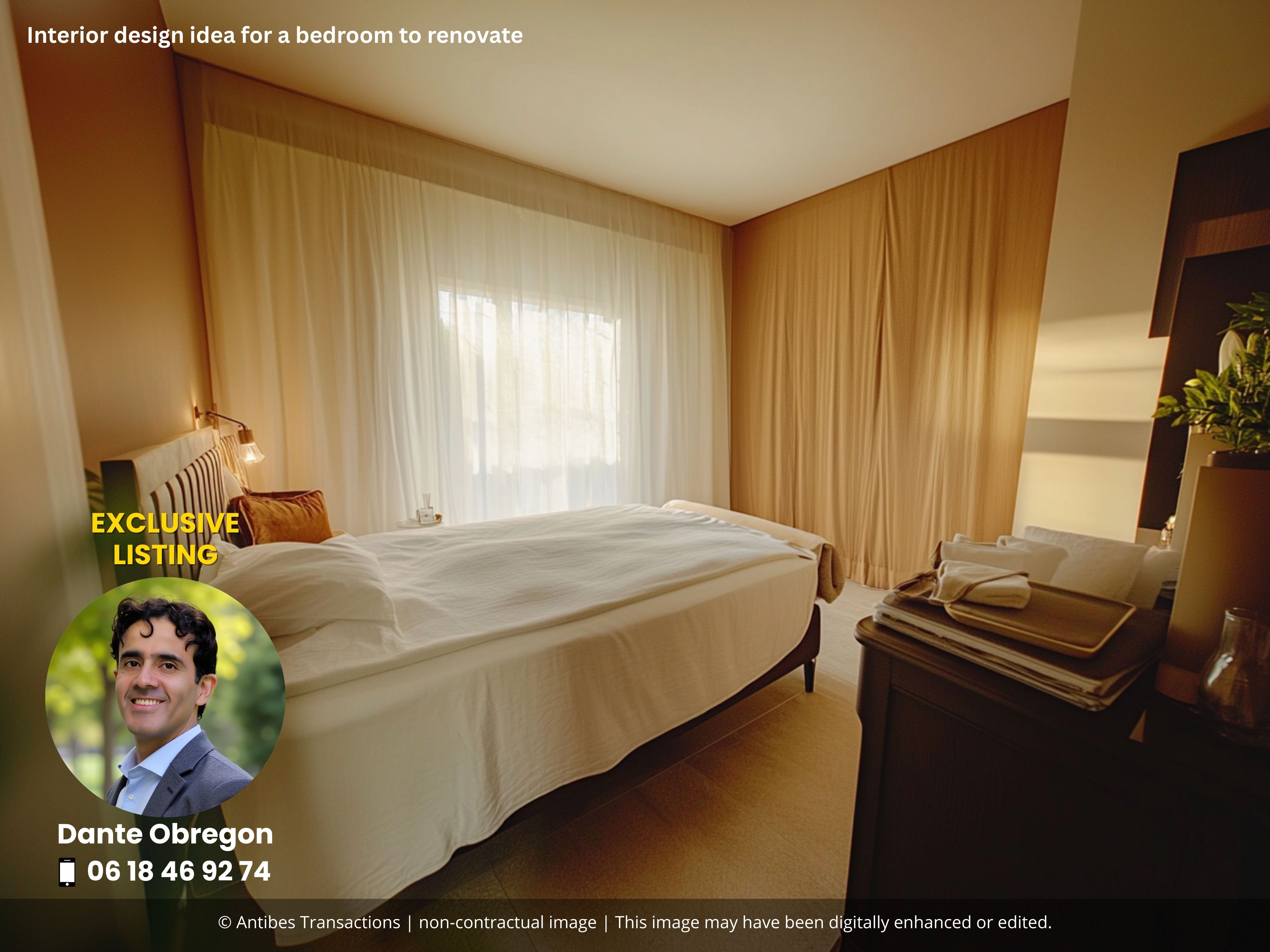 interior design idea for a bedroom to renovate