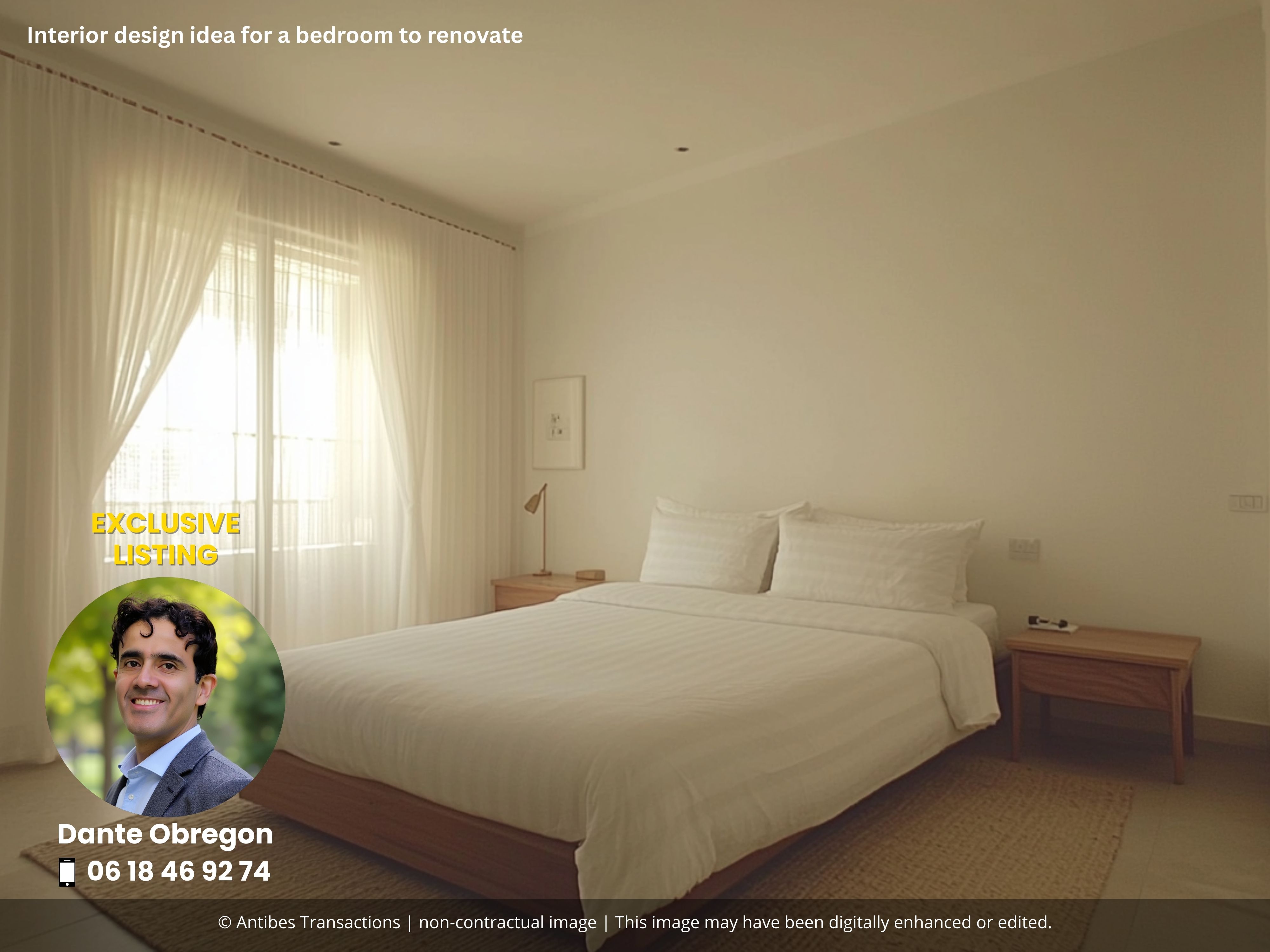 interior design idea for a bedroom to renovate