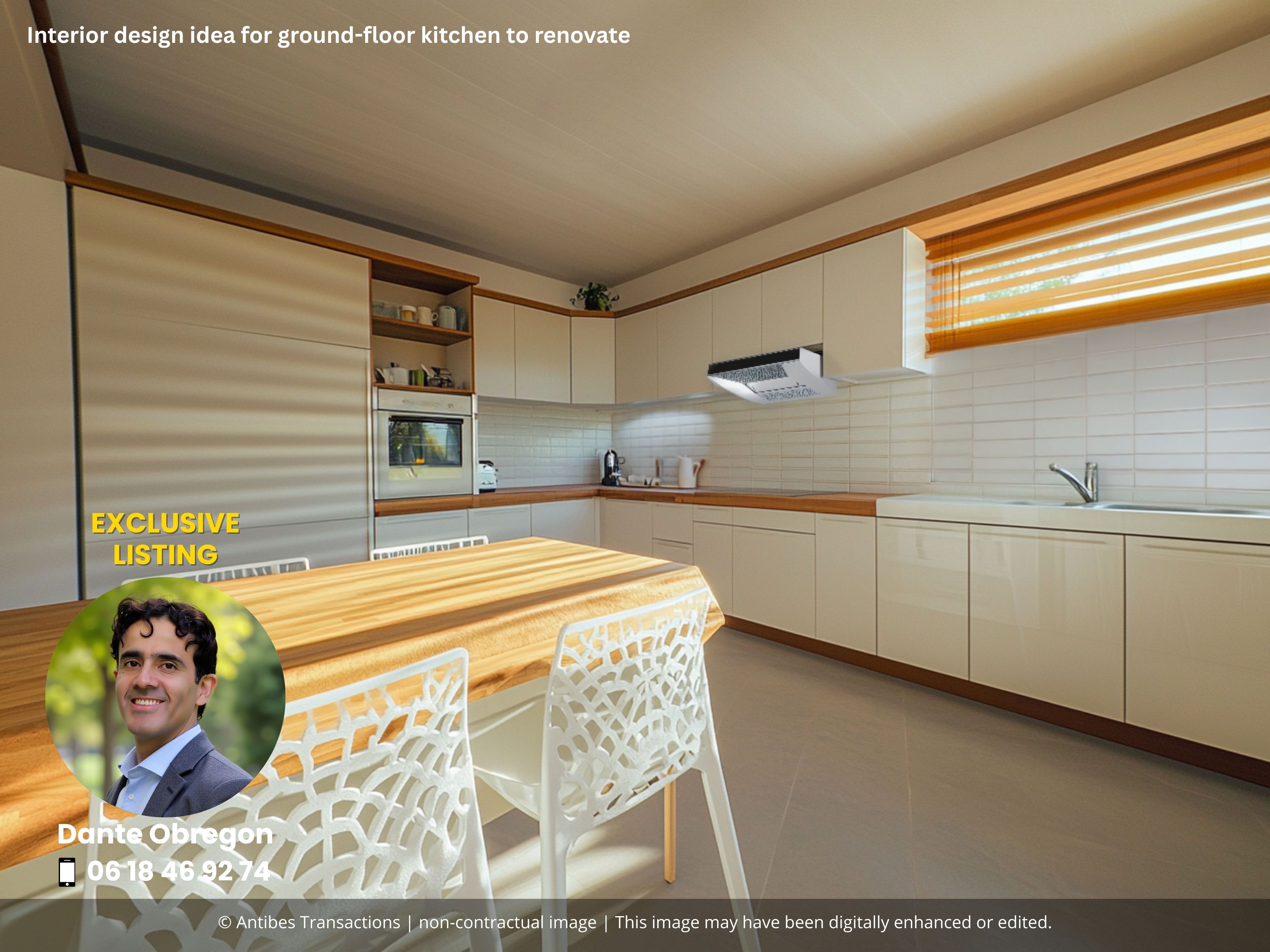 interior design idea for ground-floor kitchen to renovate