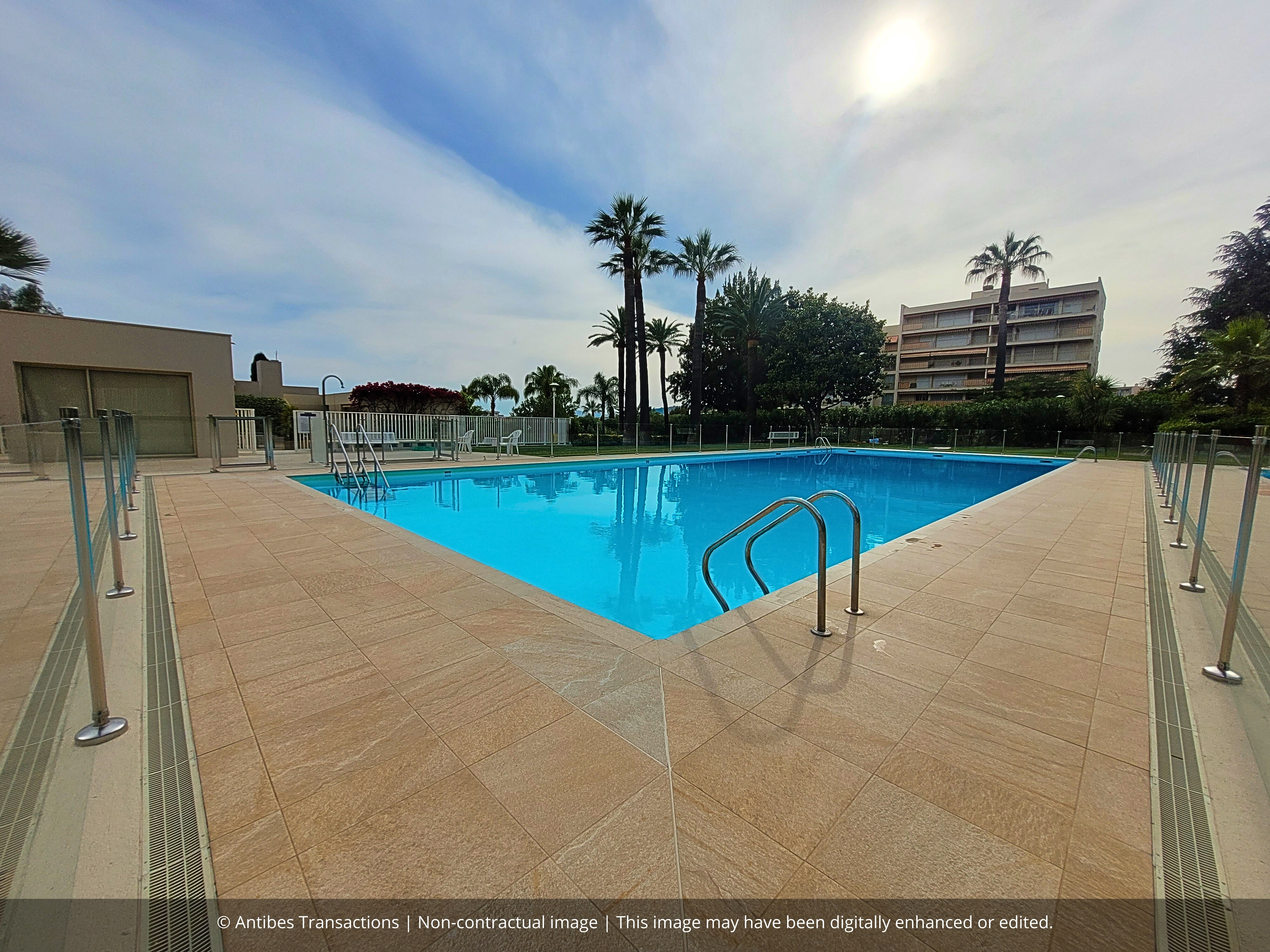 View of one of the residence's swimming pools