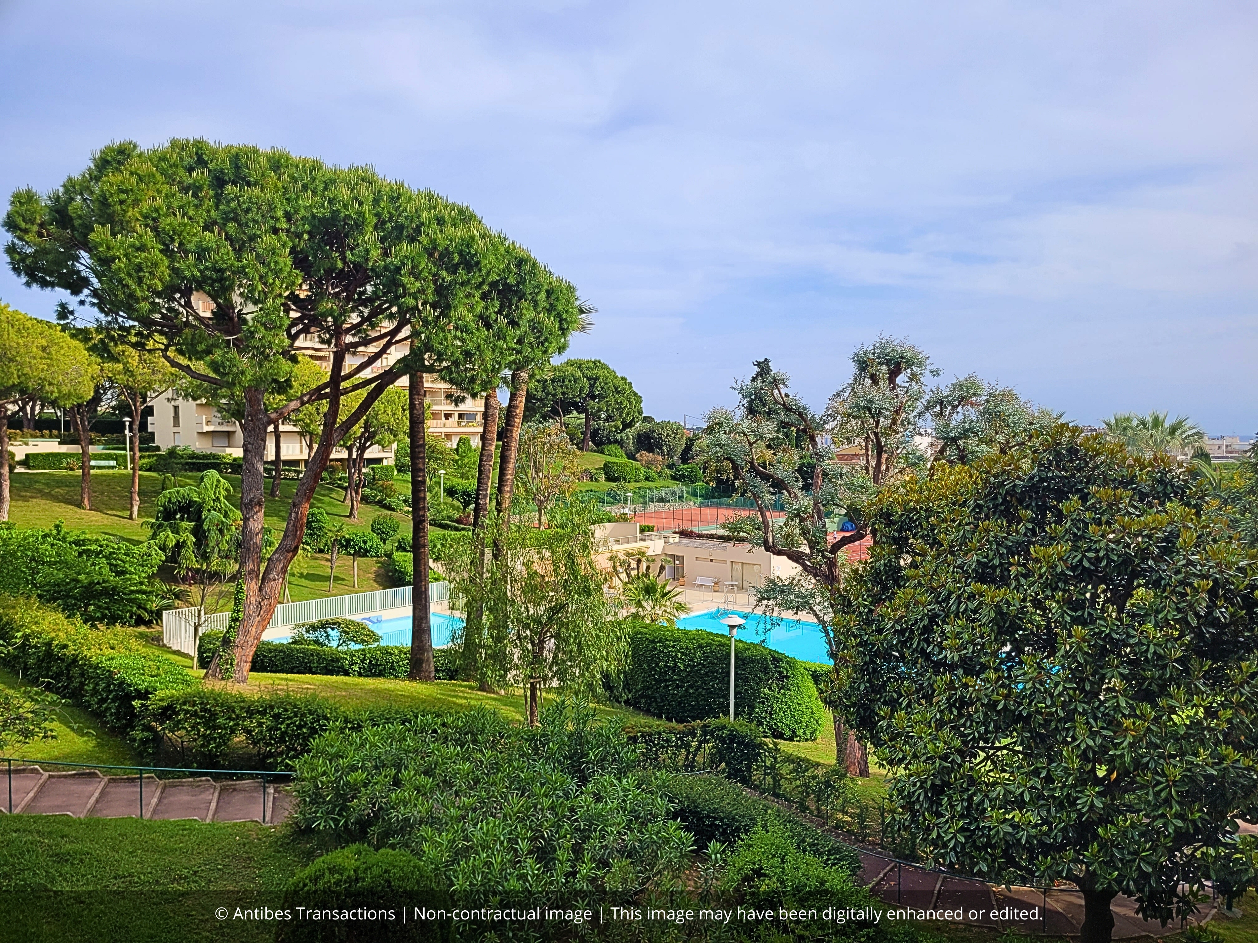 View of the residence's swimming pools