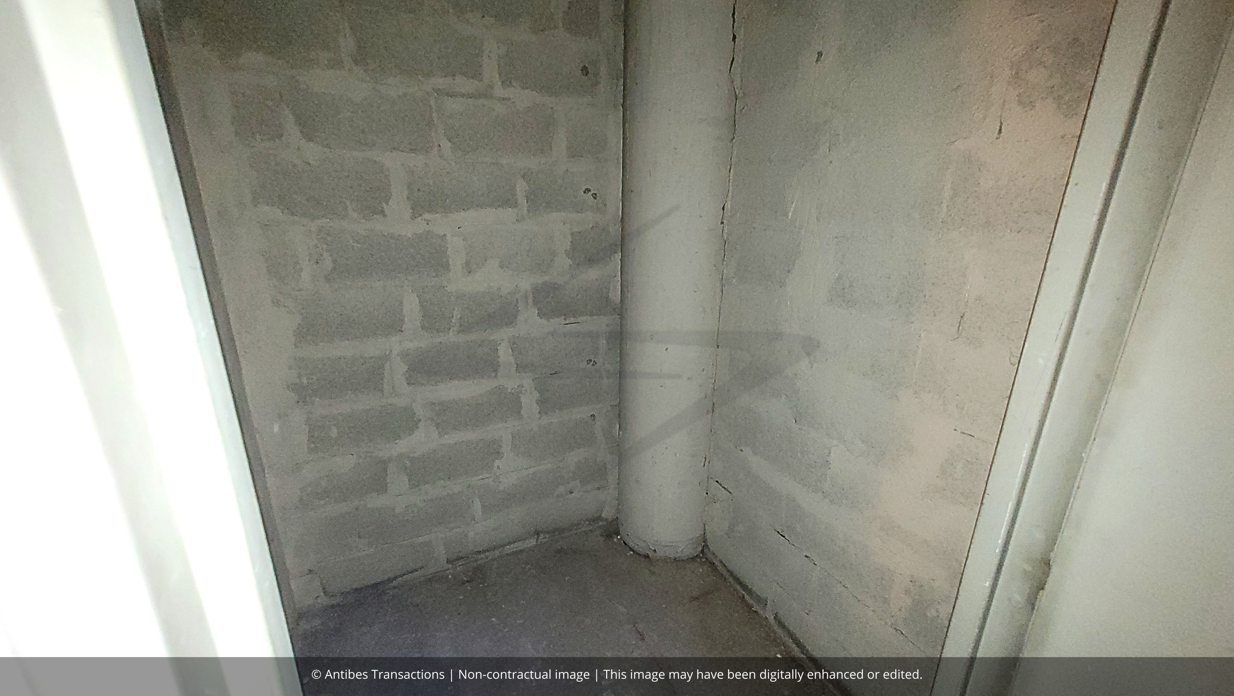 View of the basement cellar