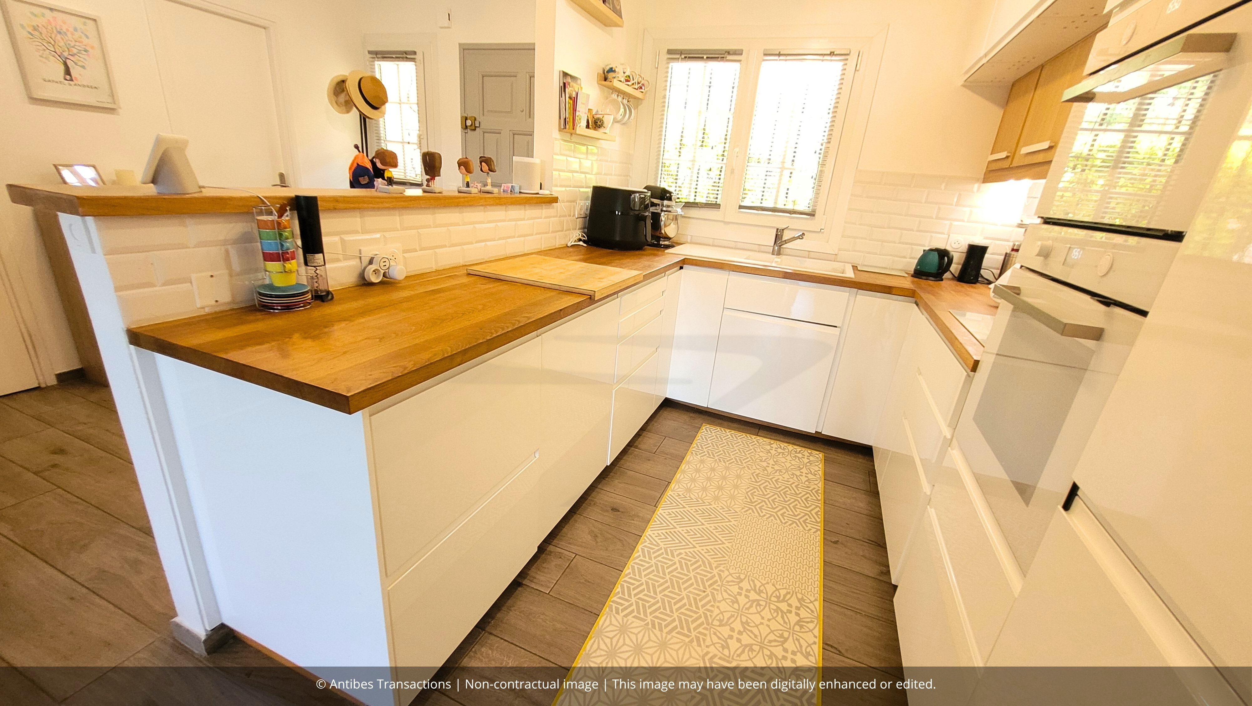 view of the kitchen