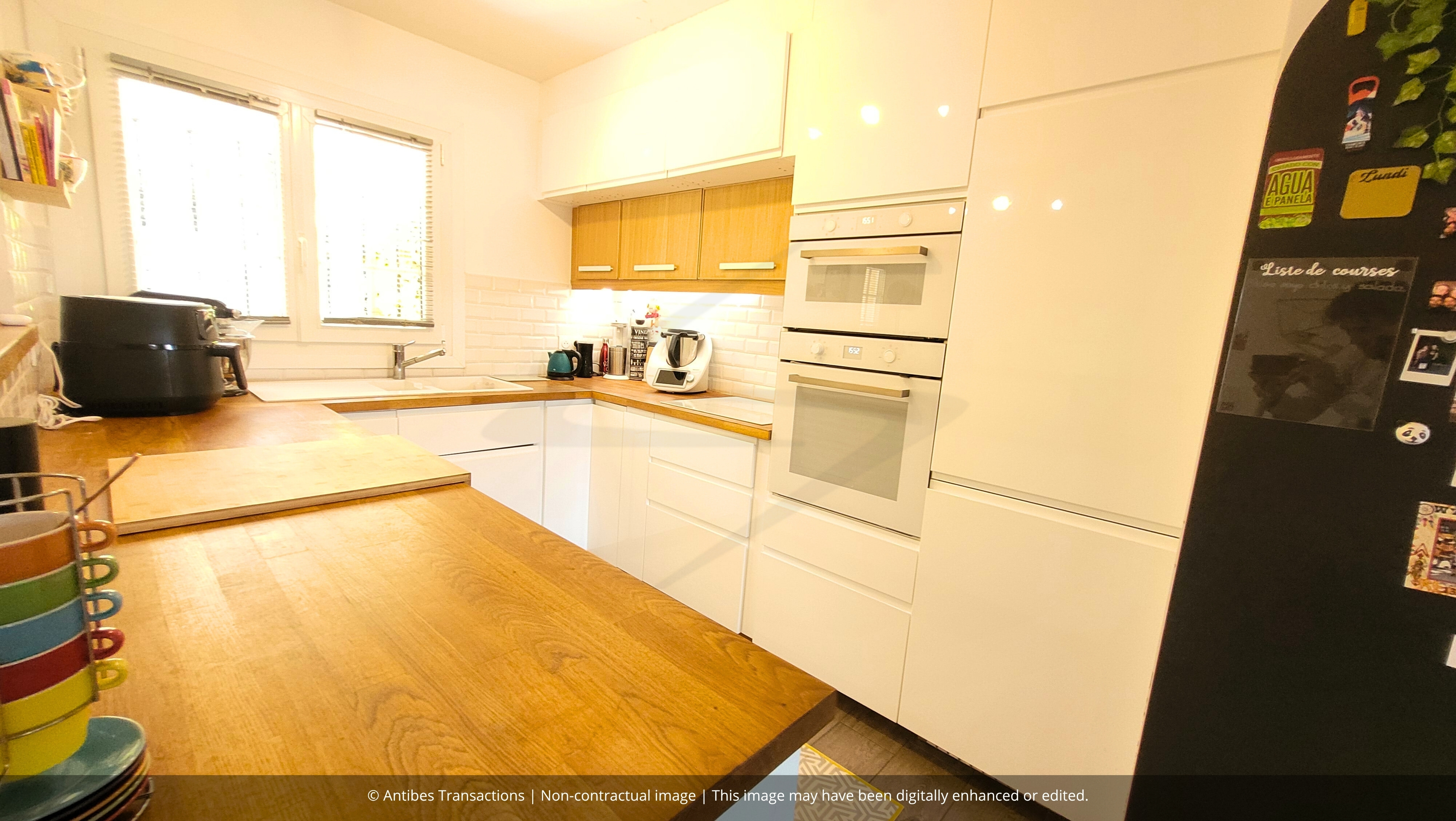 view of the kitchen