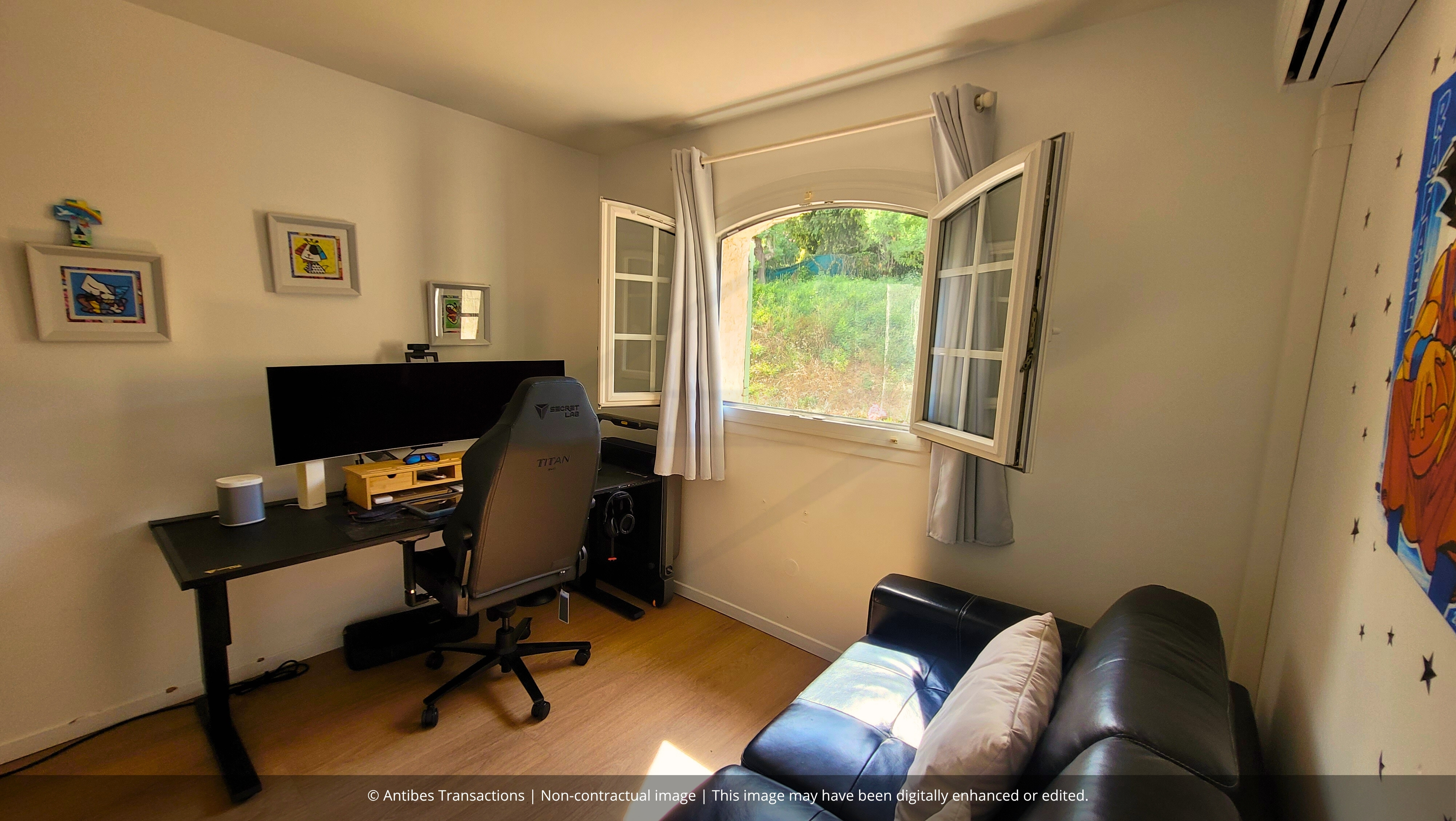view of one of the bedrooms