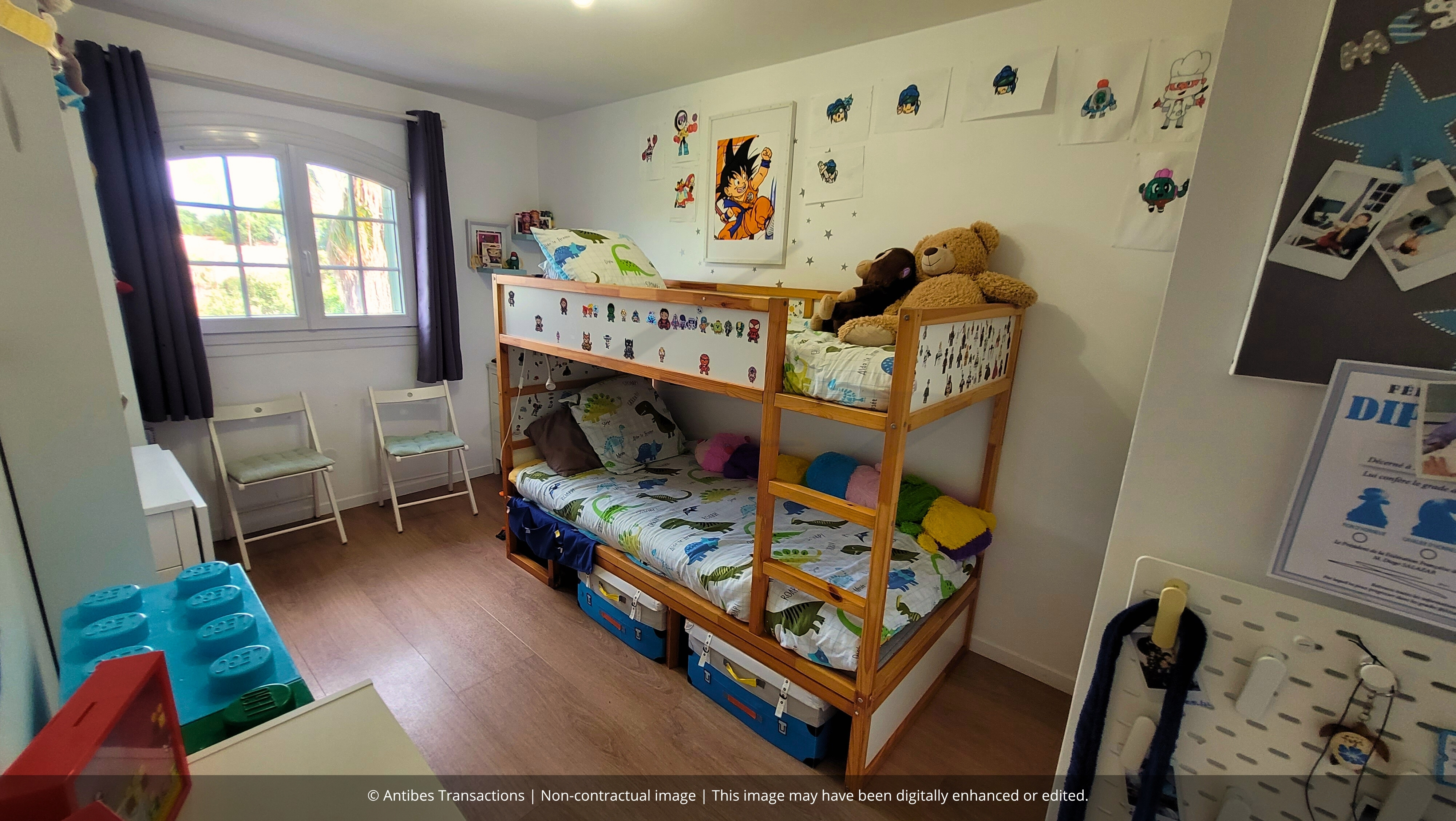 view of one of the bedrooms