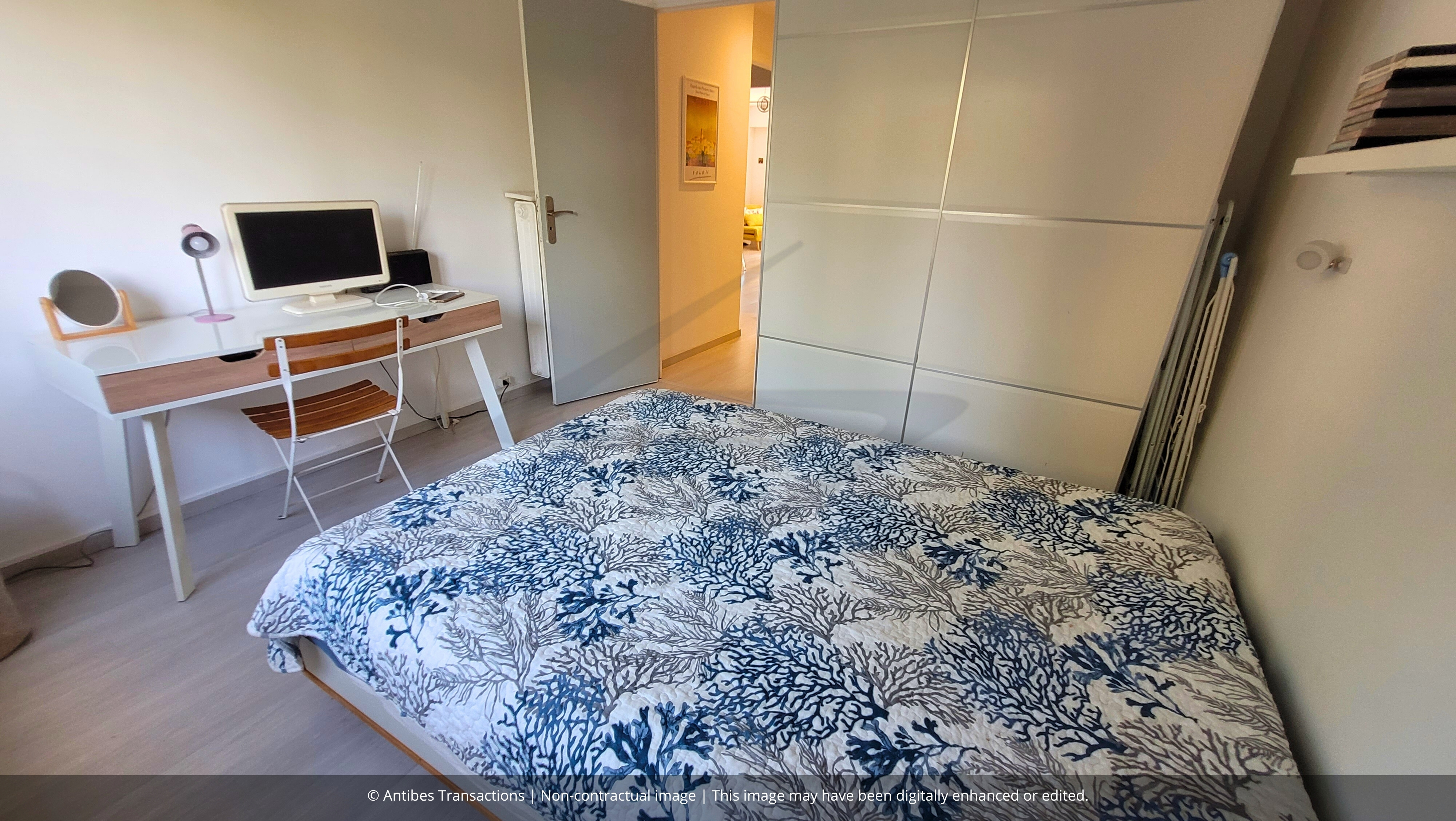 View of the second bedroom