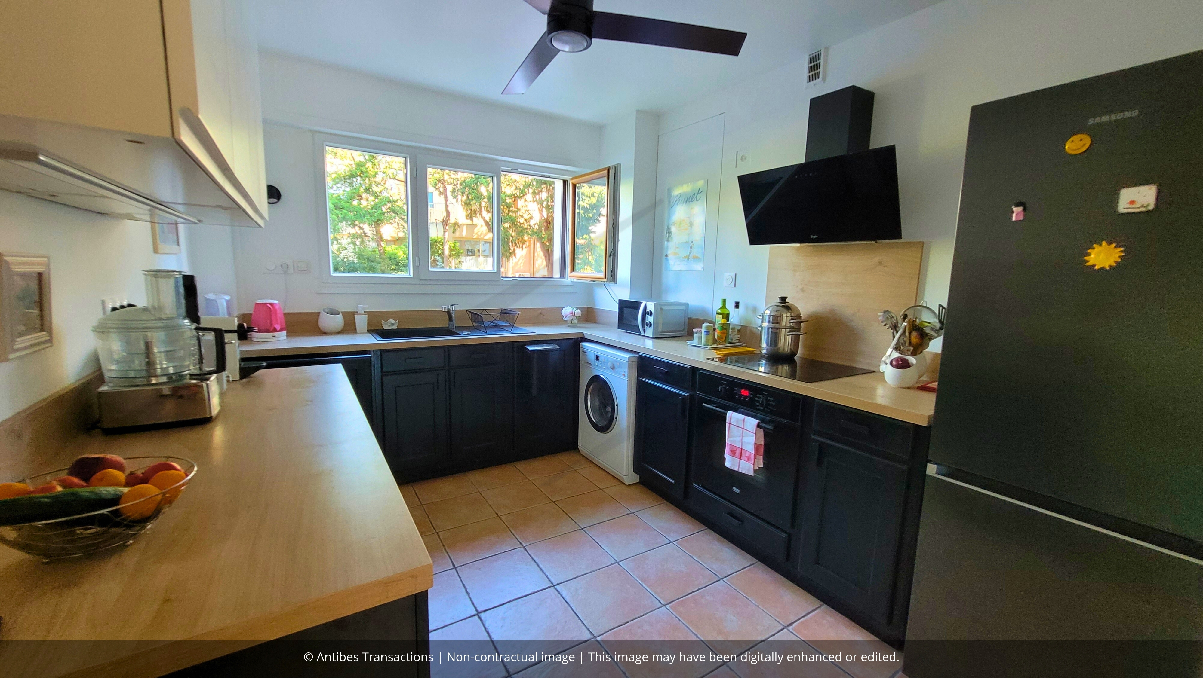 View of the kitchen
