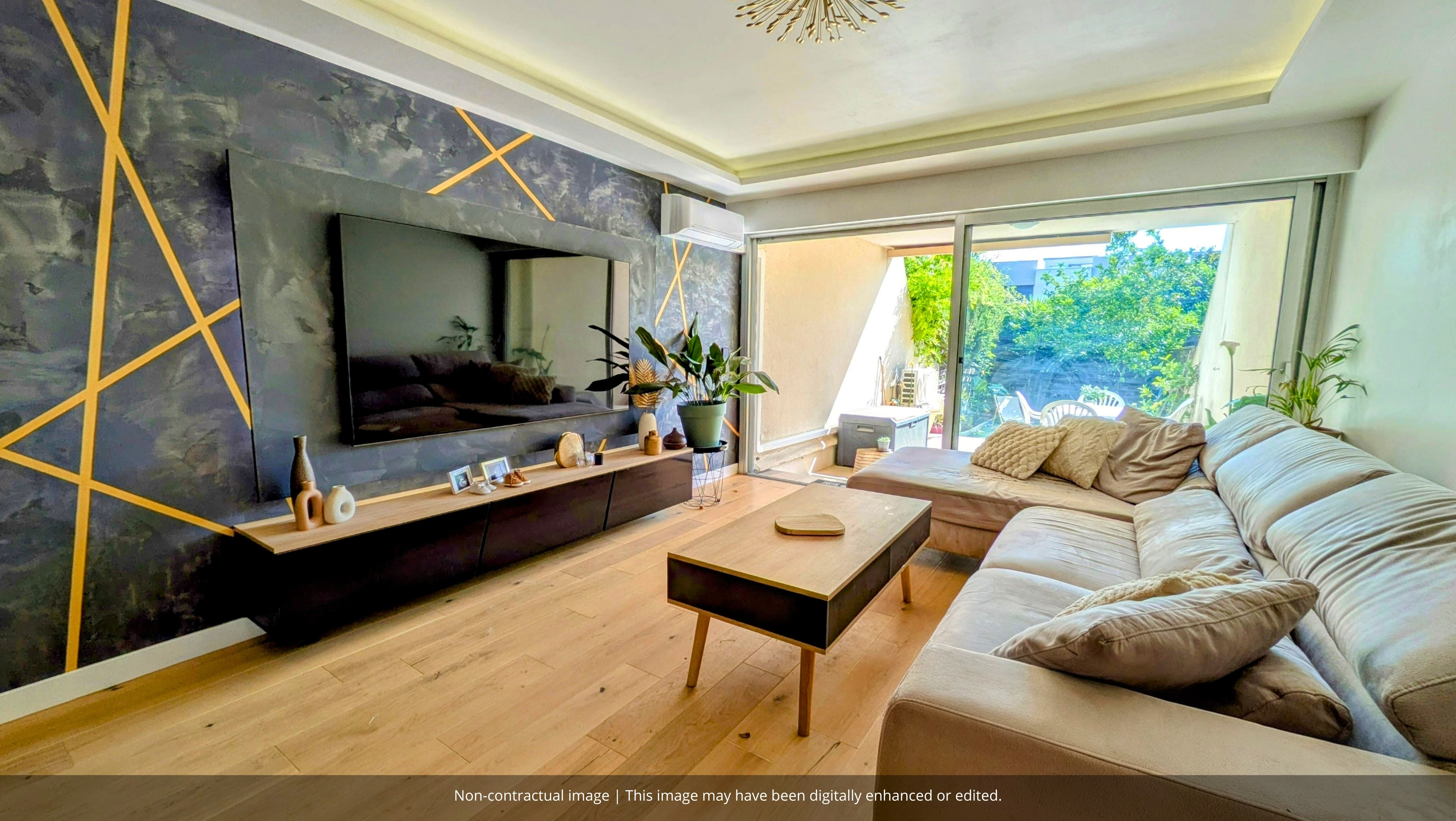 Living room opening onto terrace