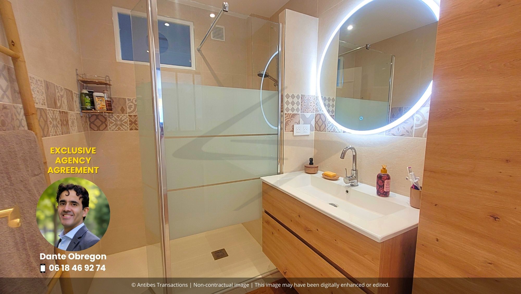 View of the shower room