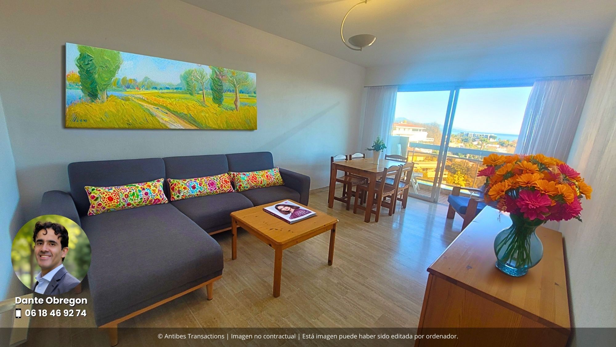 Vista del salón/comedor