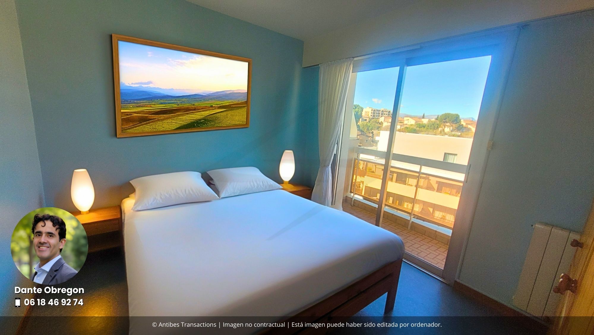 Vista del dormitorio