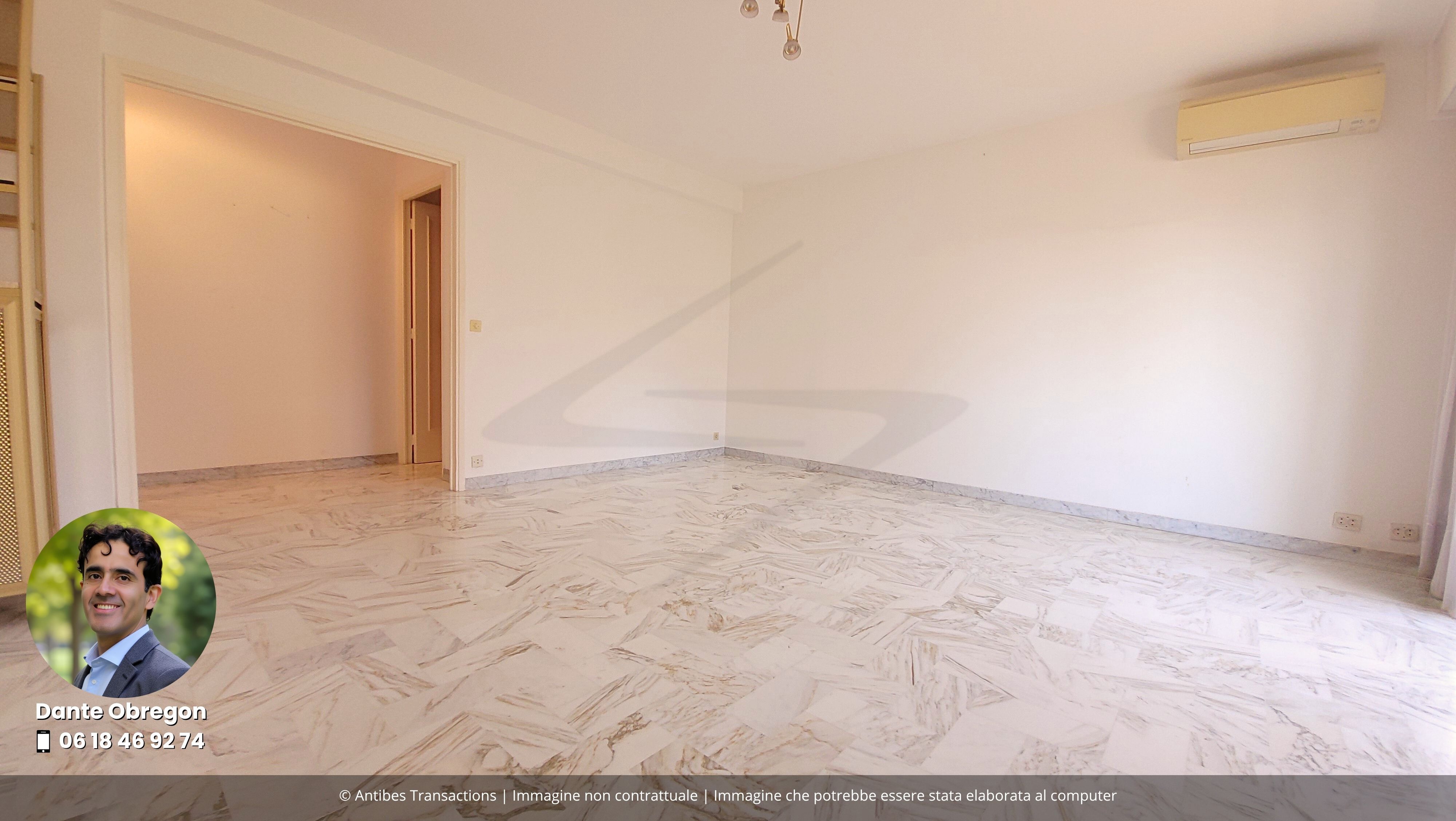 Vista del soggiorno/sala da pranzo