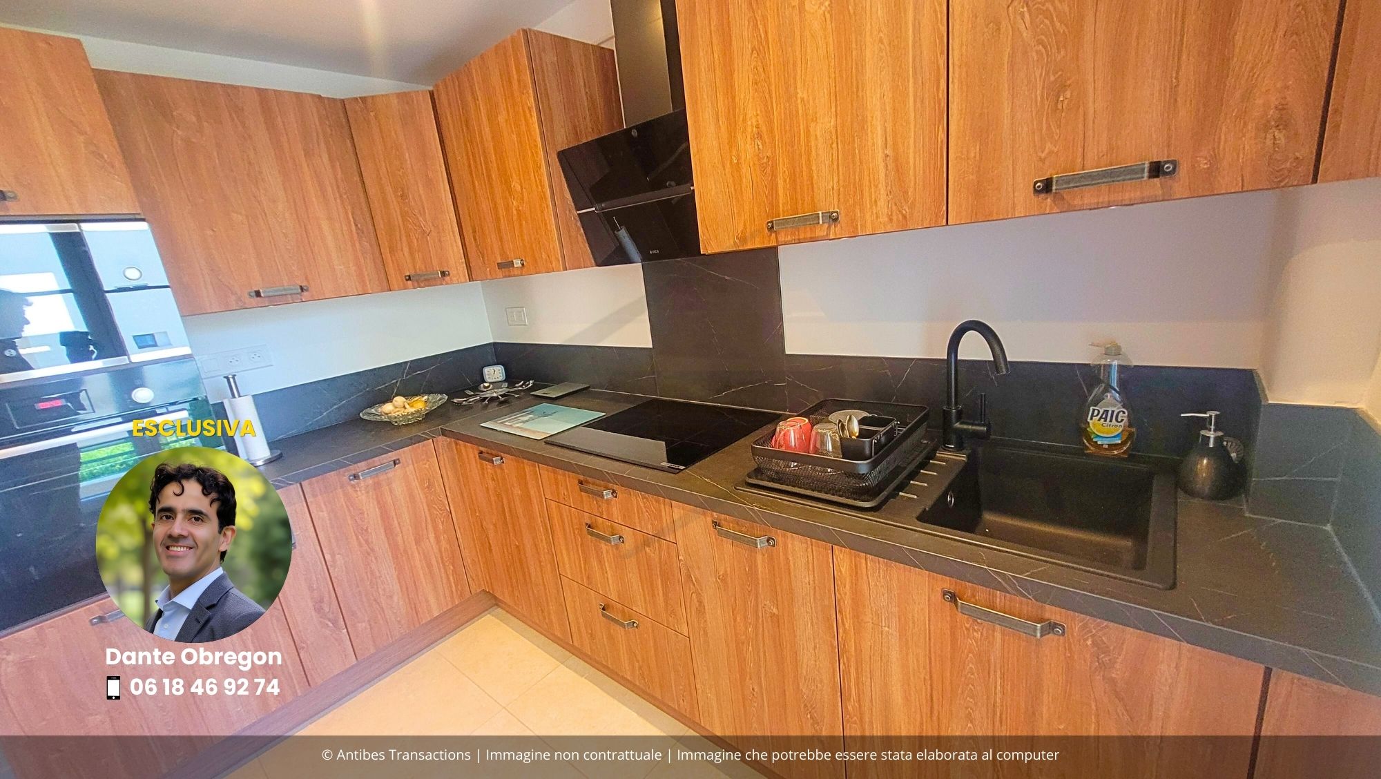 Vista della cucina separata