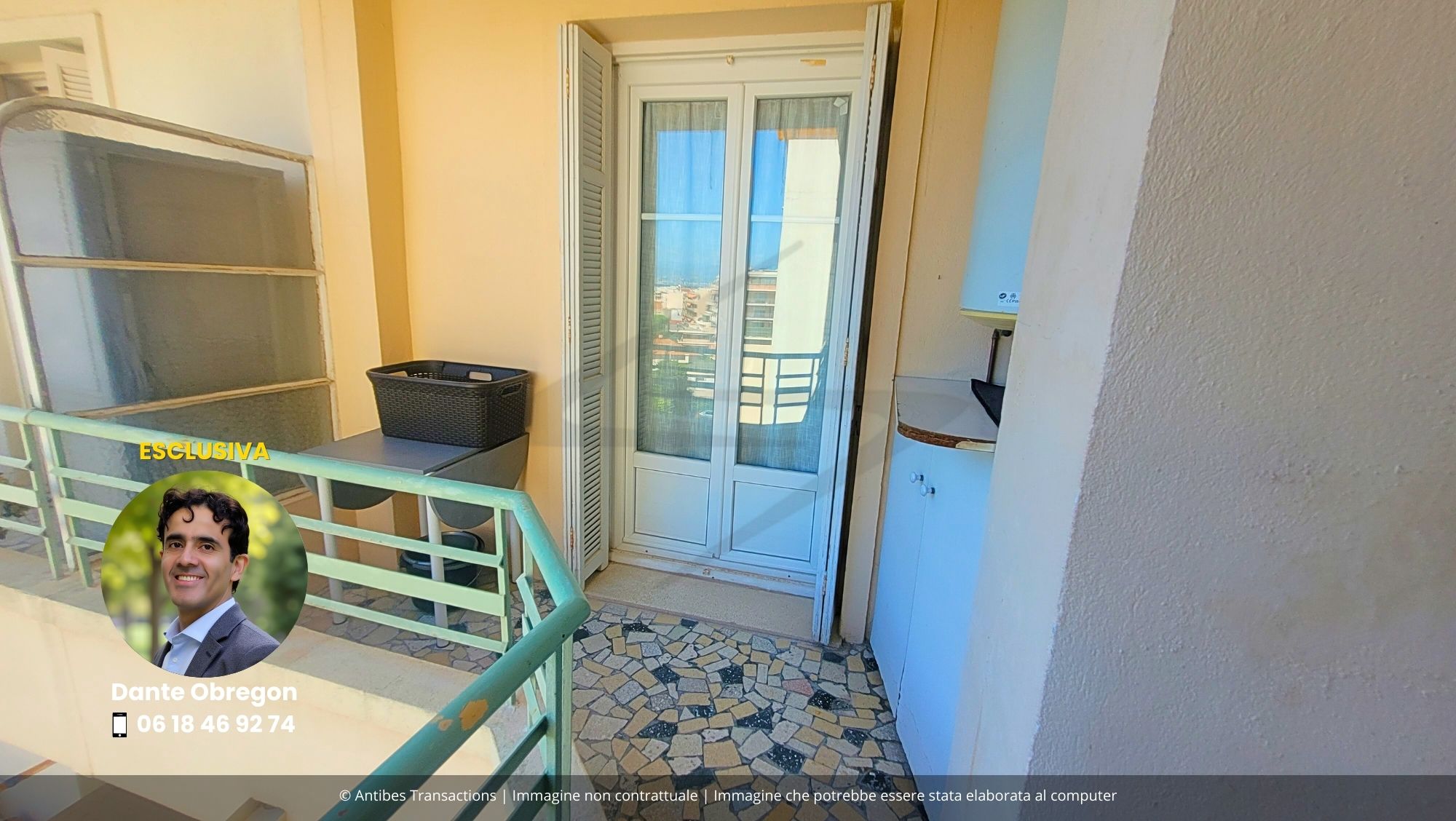 Vista del balcone della camera