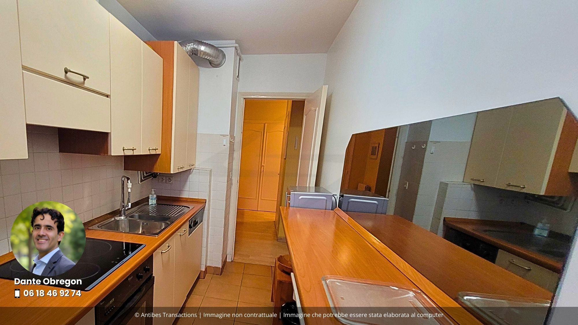 Vista della cucina separata