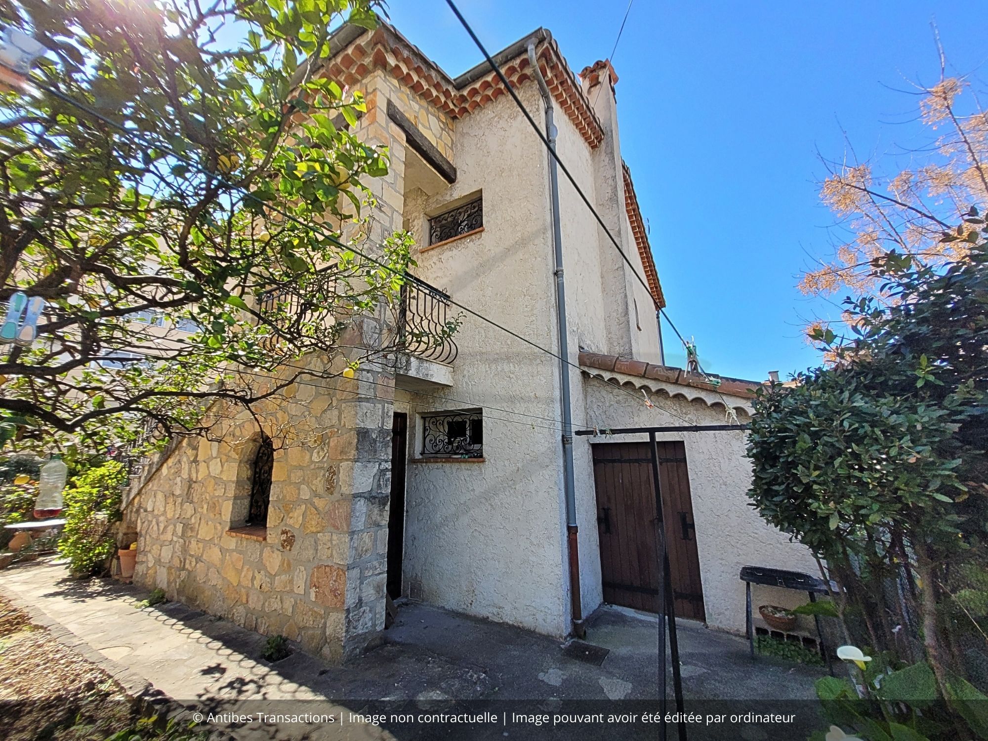 vue de l'estérieur de la maison