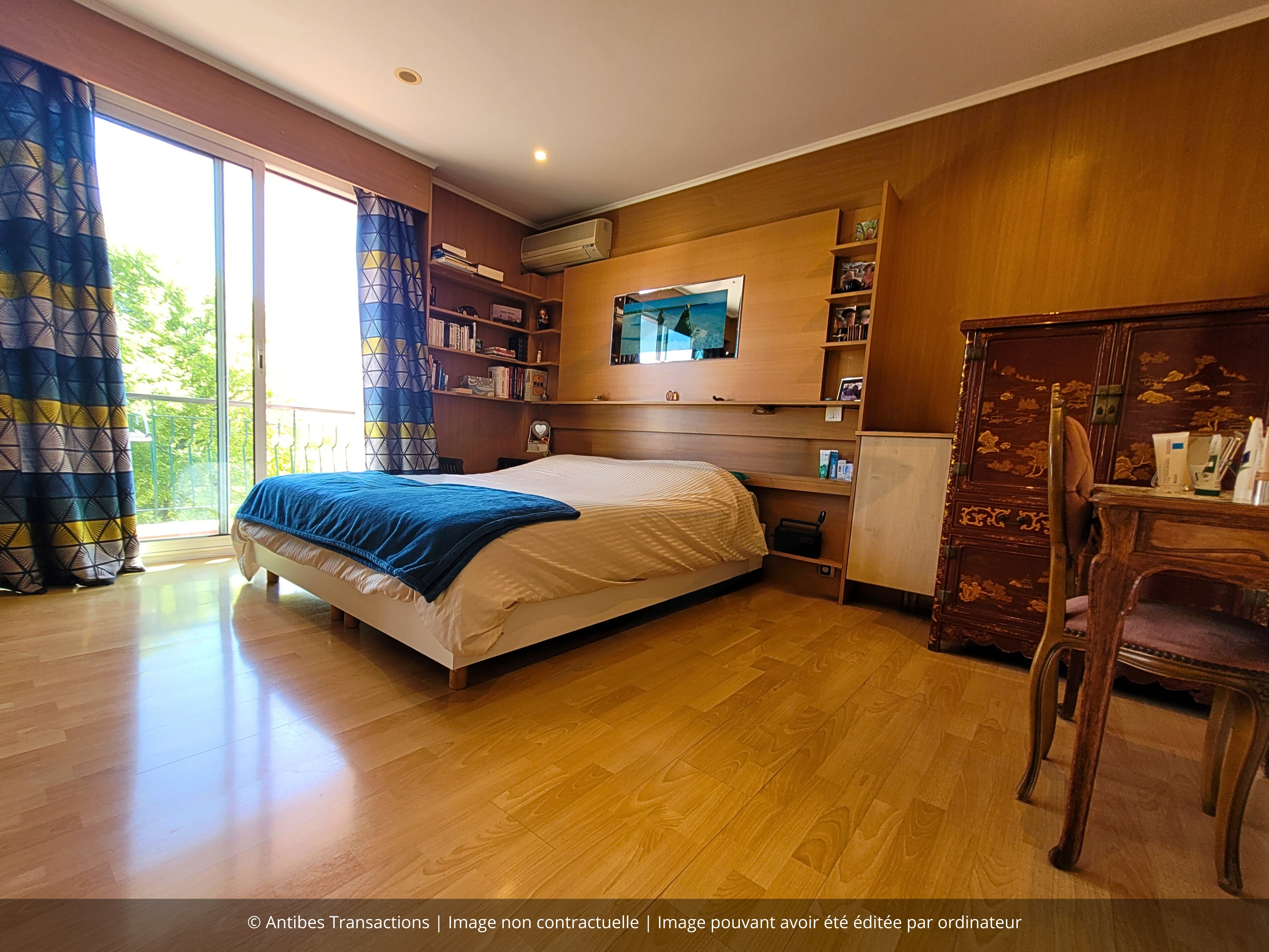 vue de la chambre numéro 3 de l'appartement