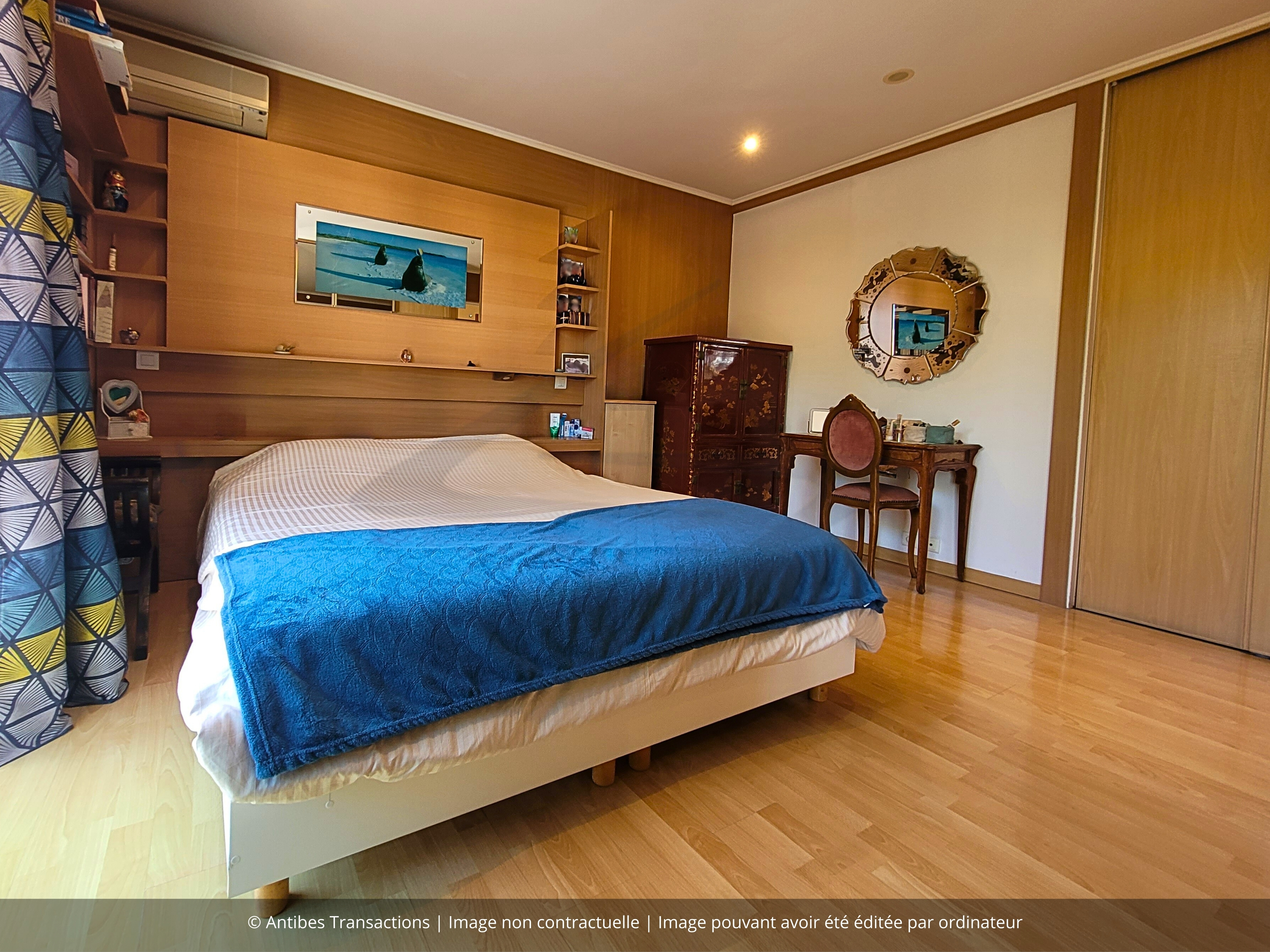vue de la chambre numéro 3 de l'appartement
