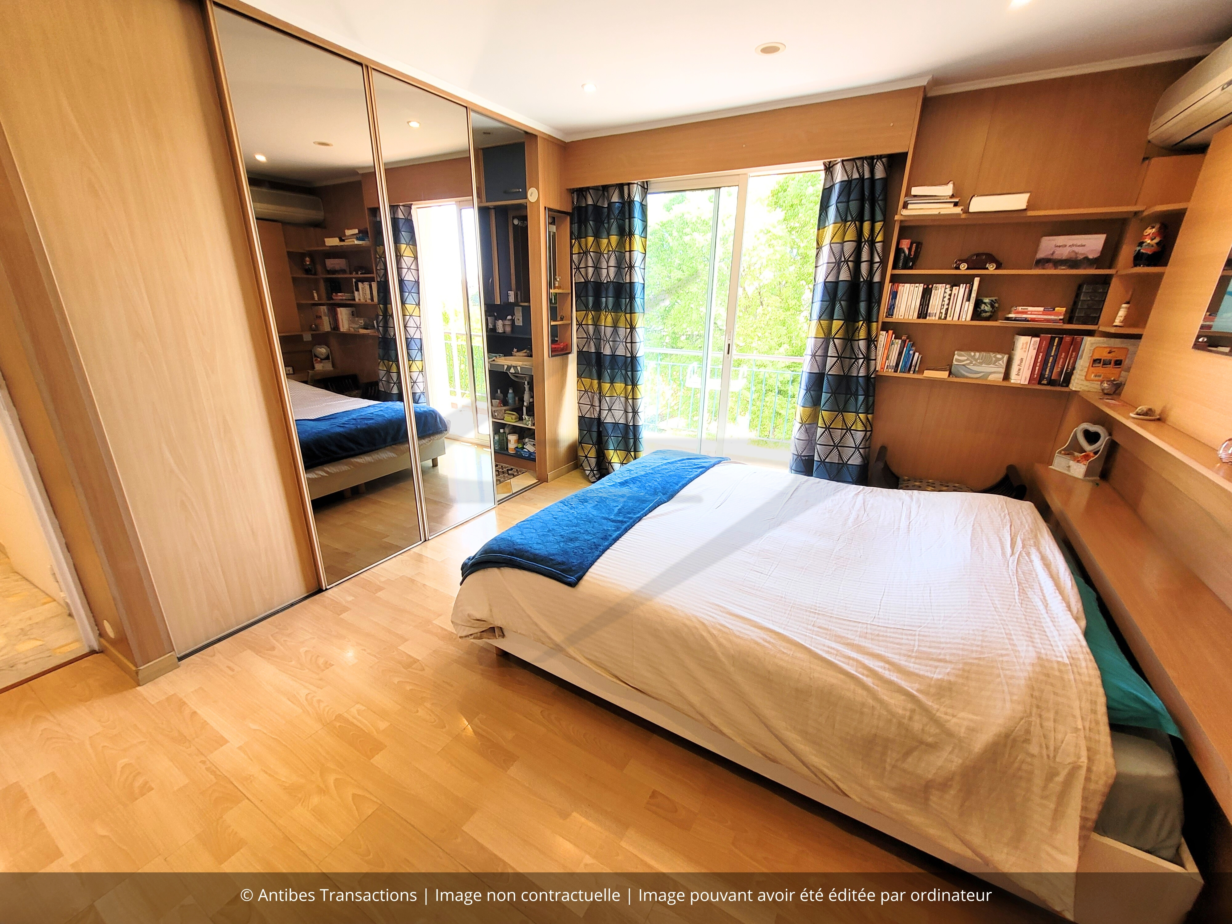 vue de la chambre numéro 3 de l'appartement