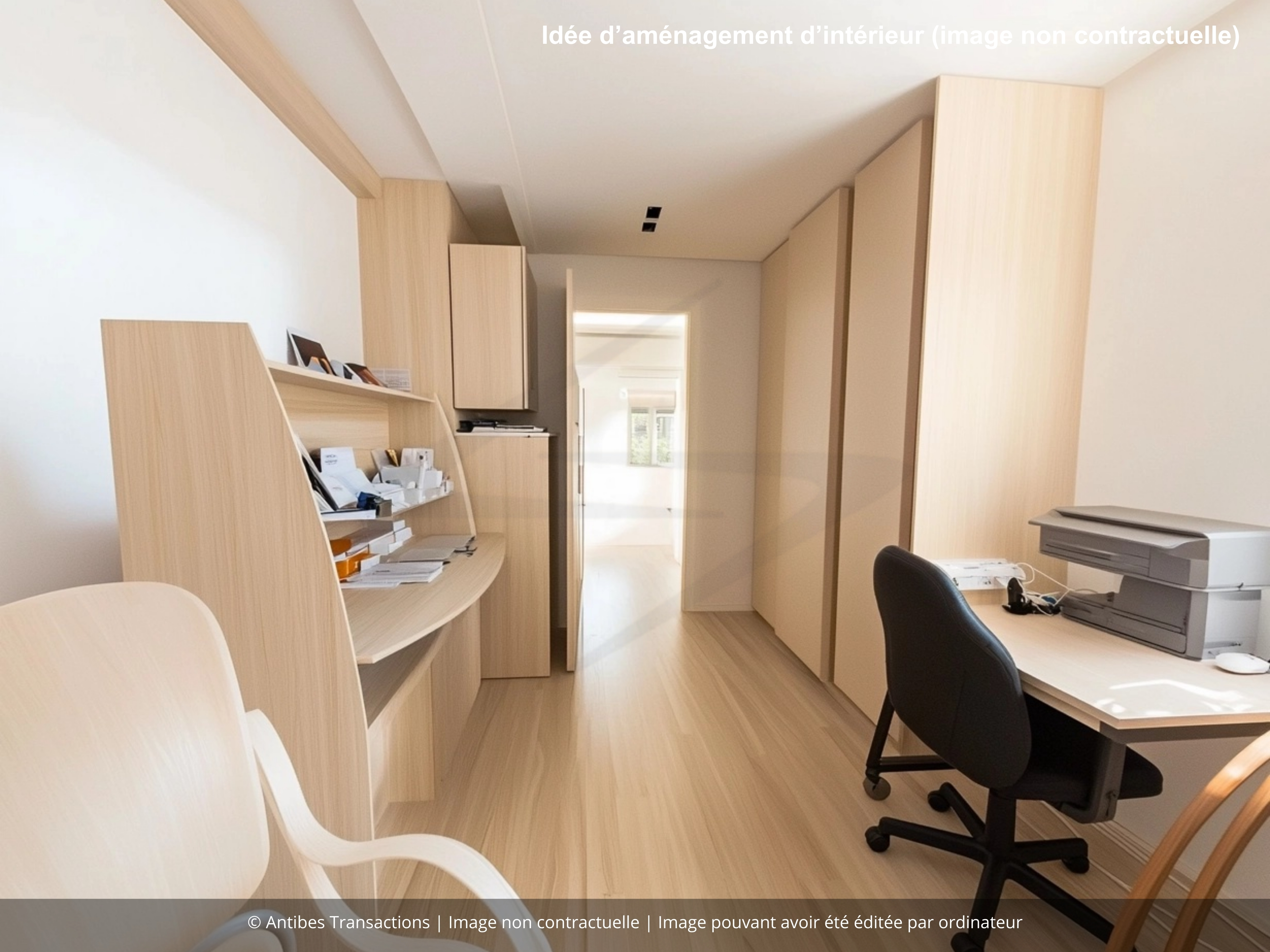 Idée d’aménagement d’intérieur de la chambre numéro 1, image non contractuelle