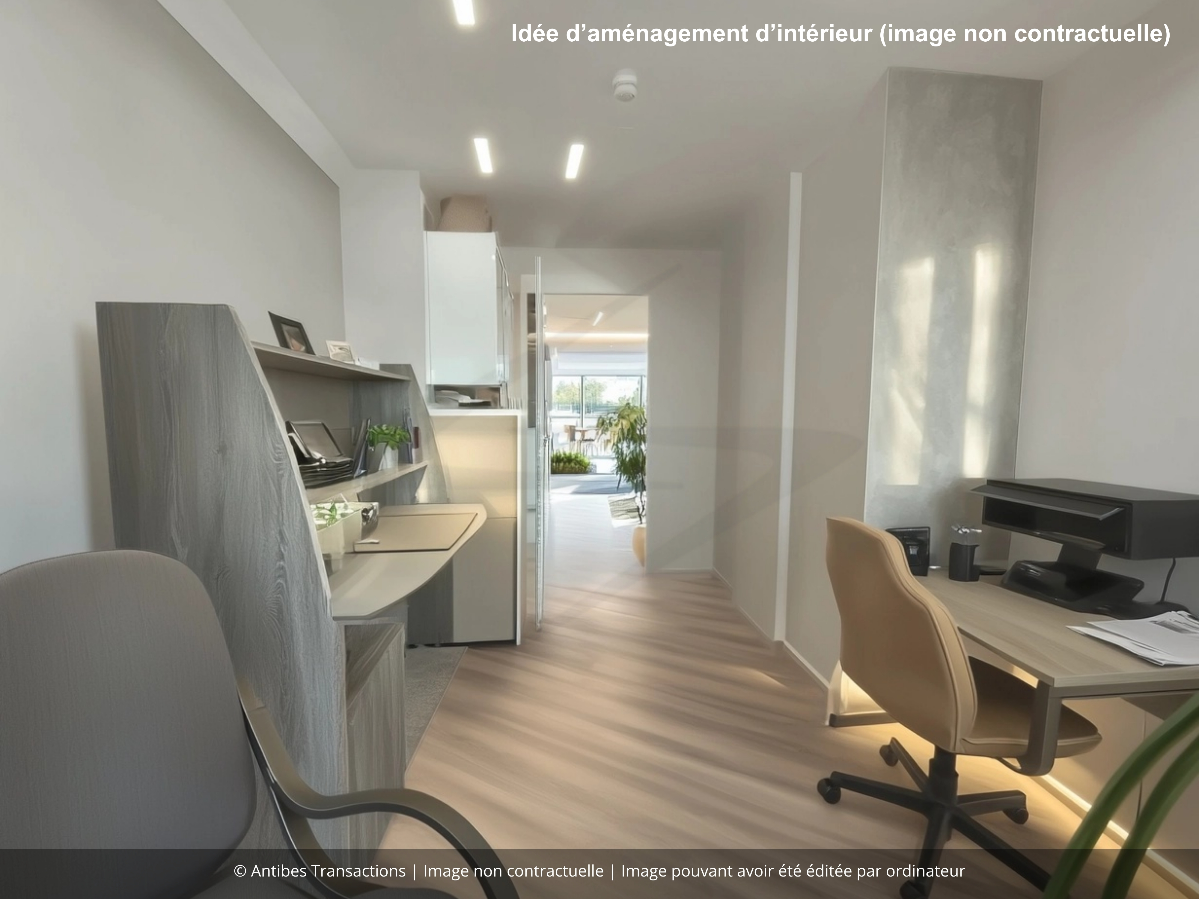Idée d’aménagement d’intérieur de la chambre numéro 1, image non contractuelle