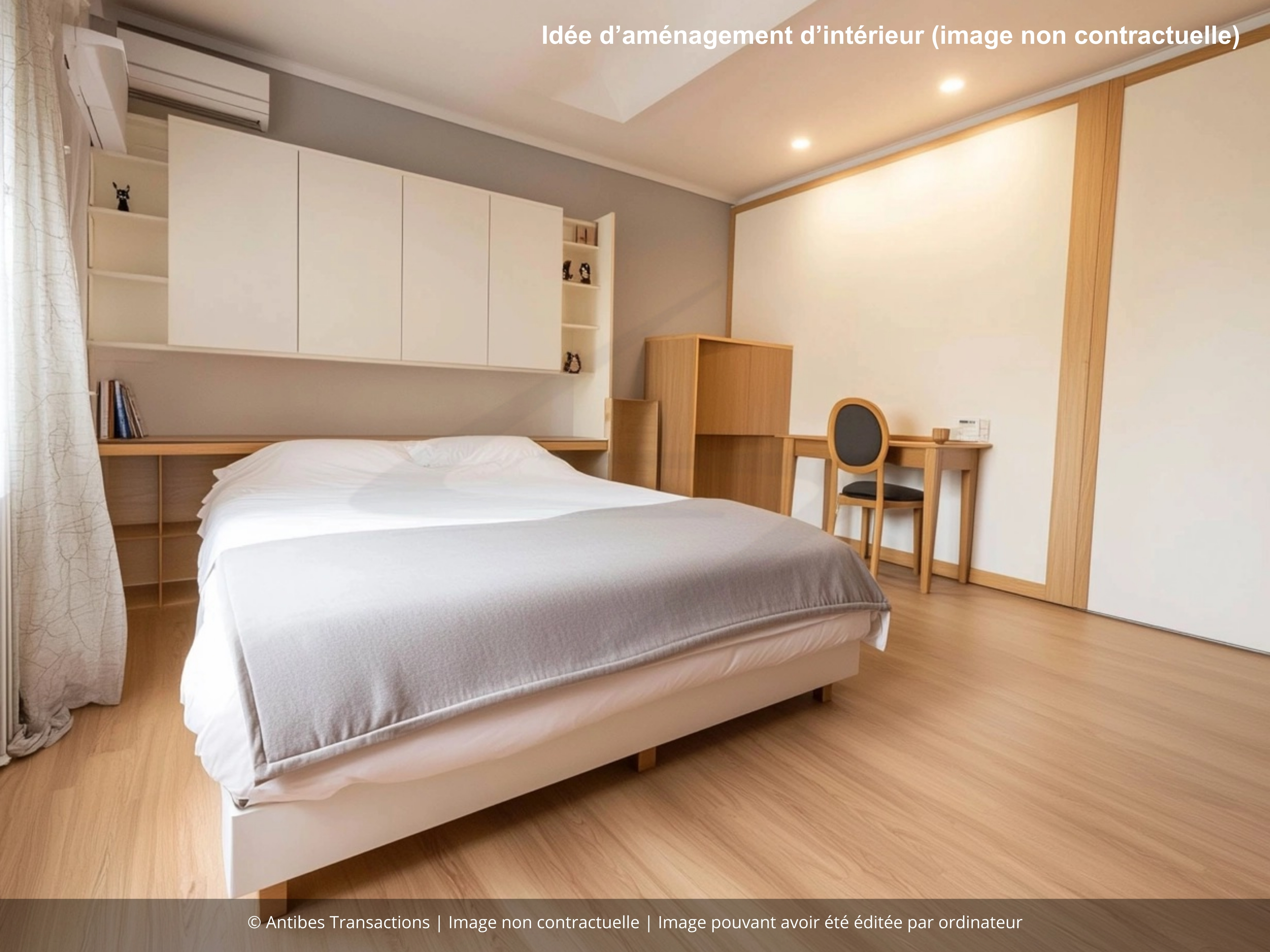 Idée d’aménagement d’intérieur de la chambre numéro 3, image non contractuelle