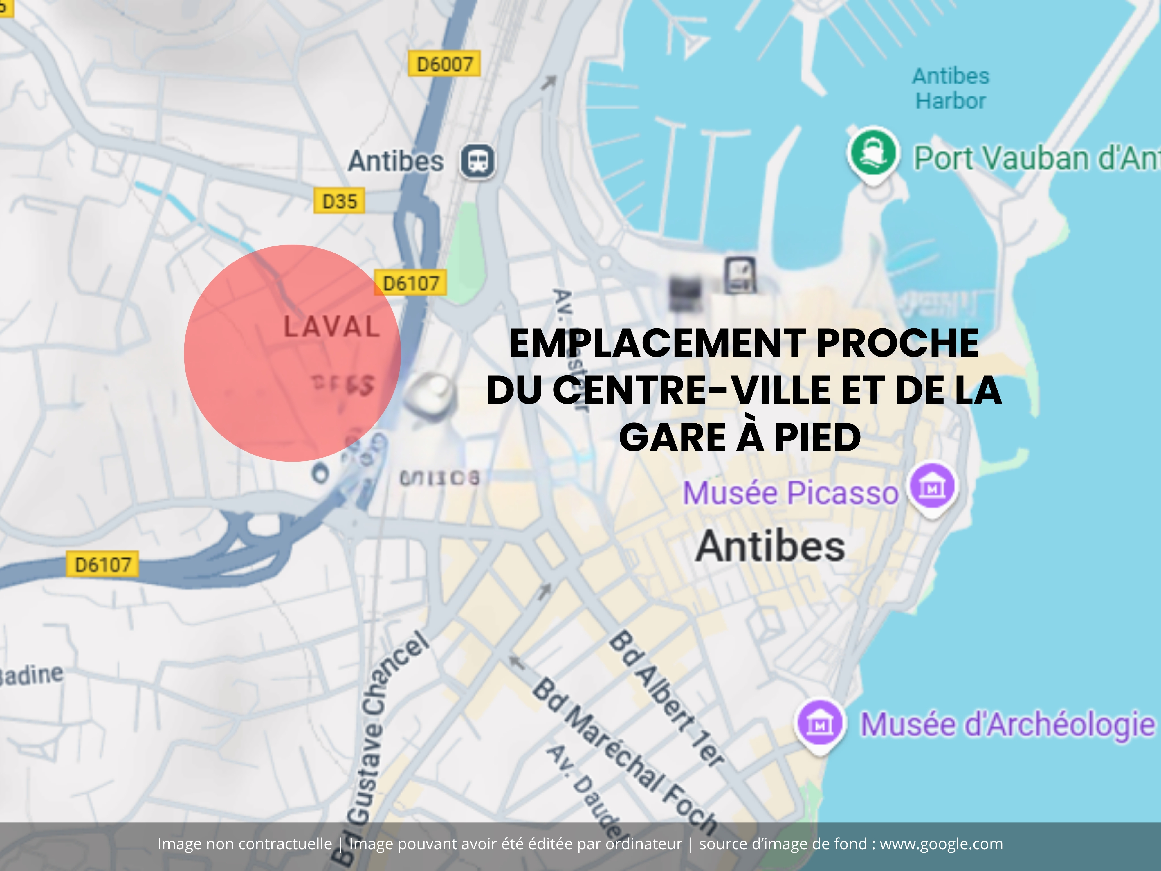 croquis de l'emplacement, image non contractuelle