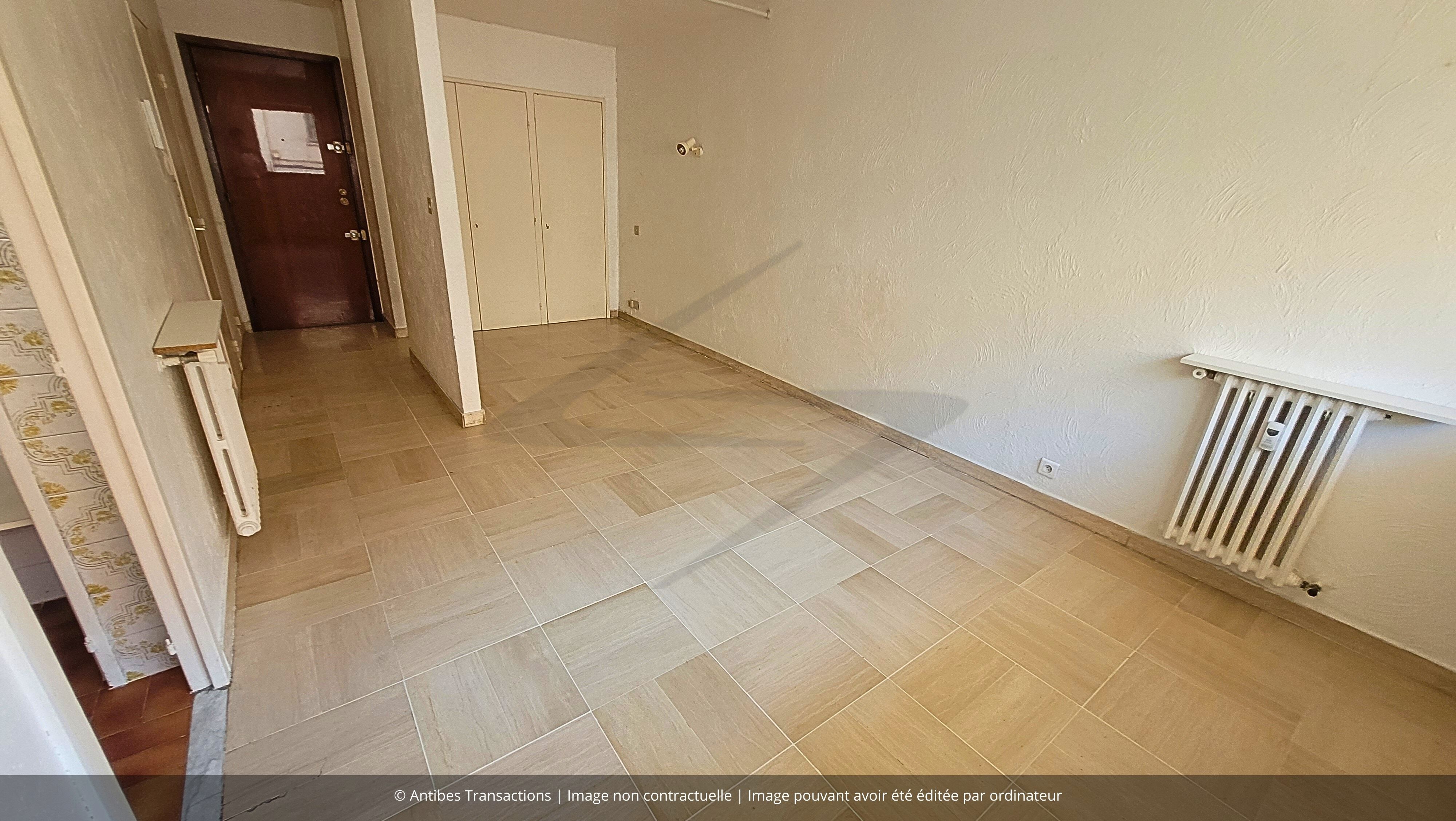 Vue du séjour de l'appartement