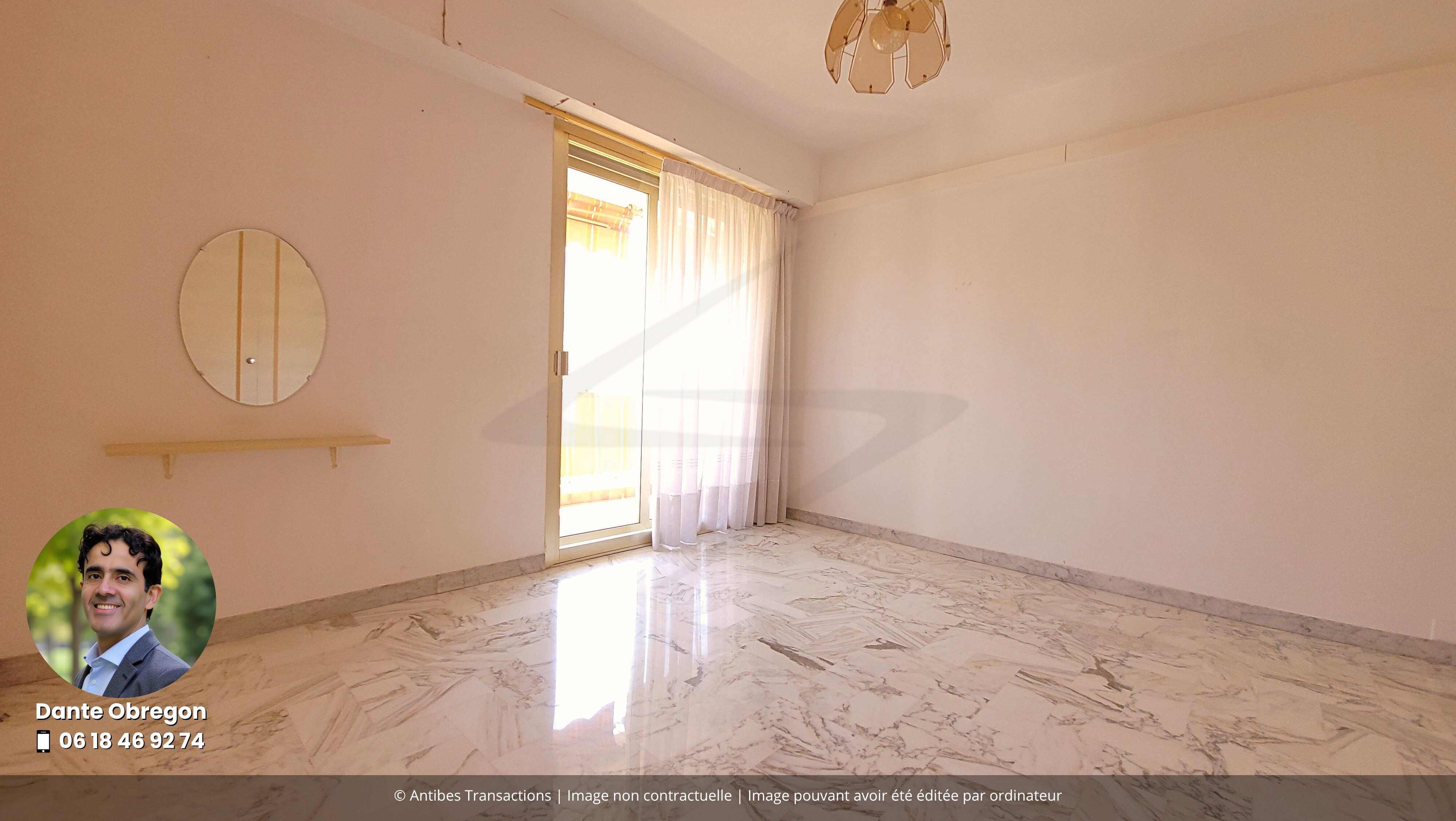 Vue d'une des 3 chambres