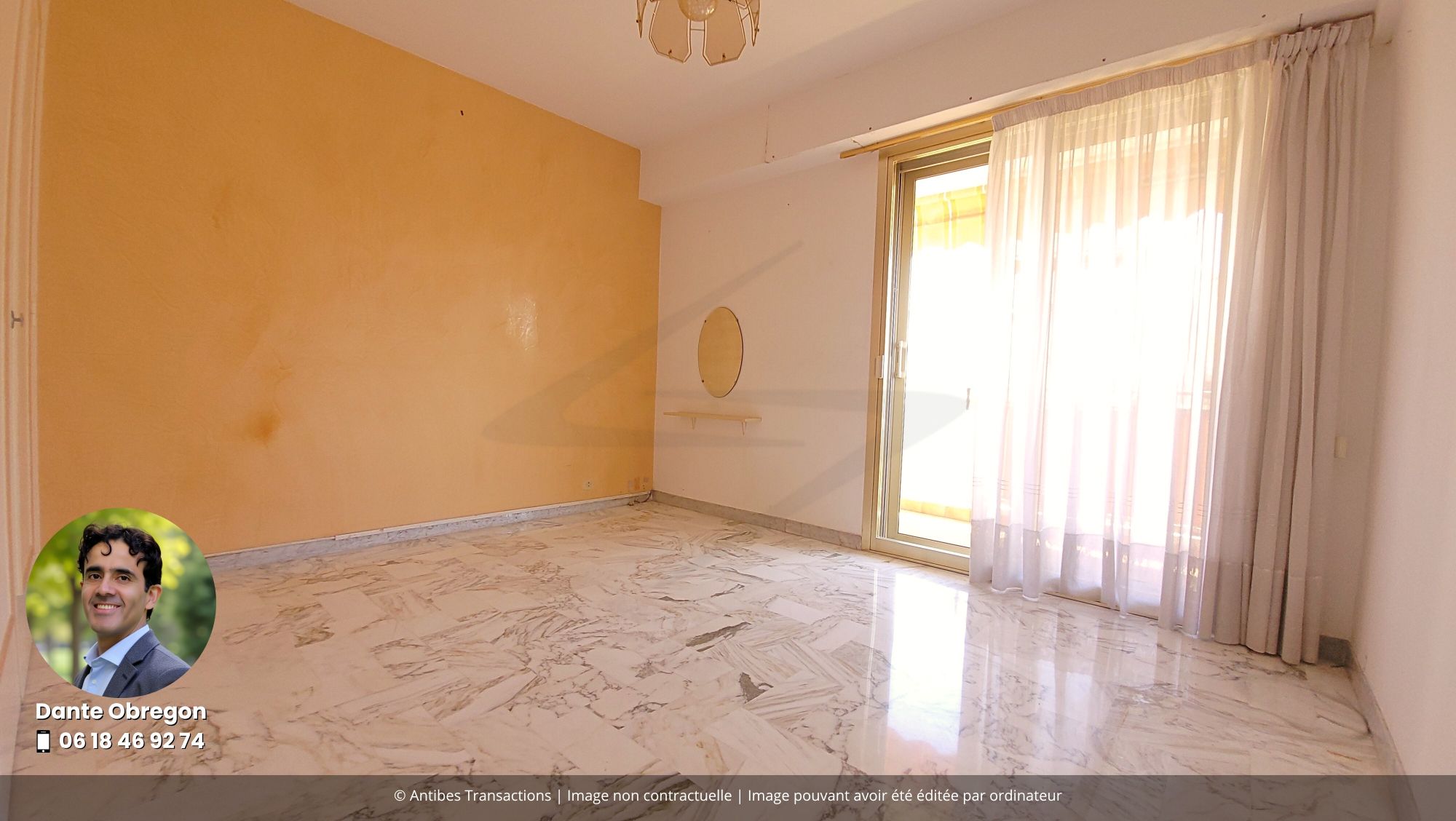 Vue d'une des 3 chambres